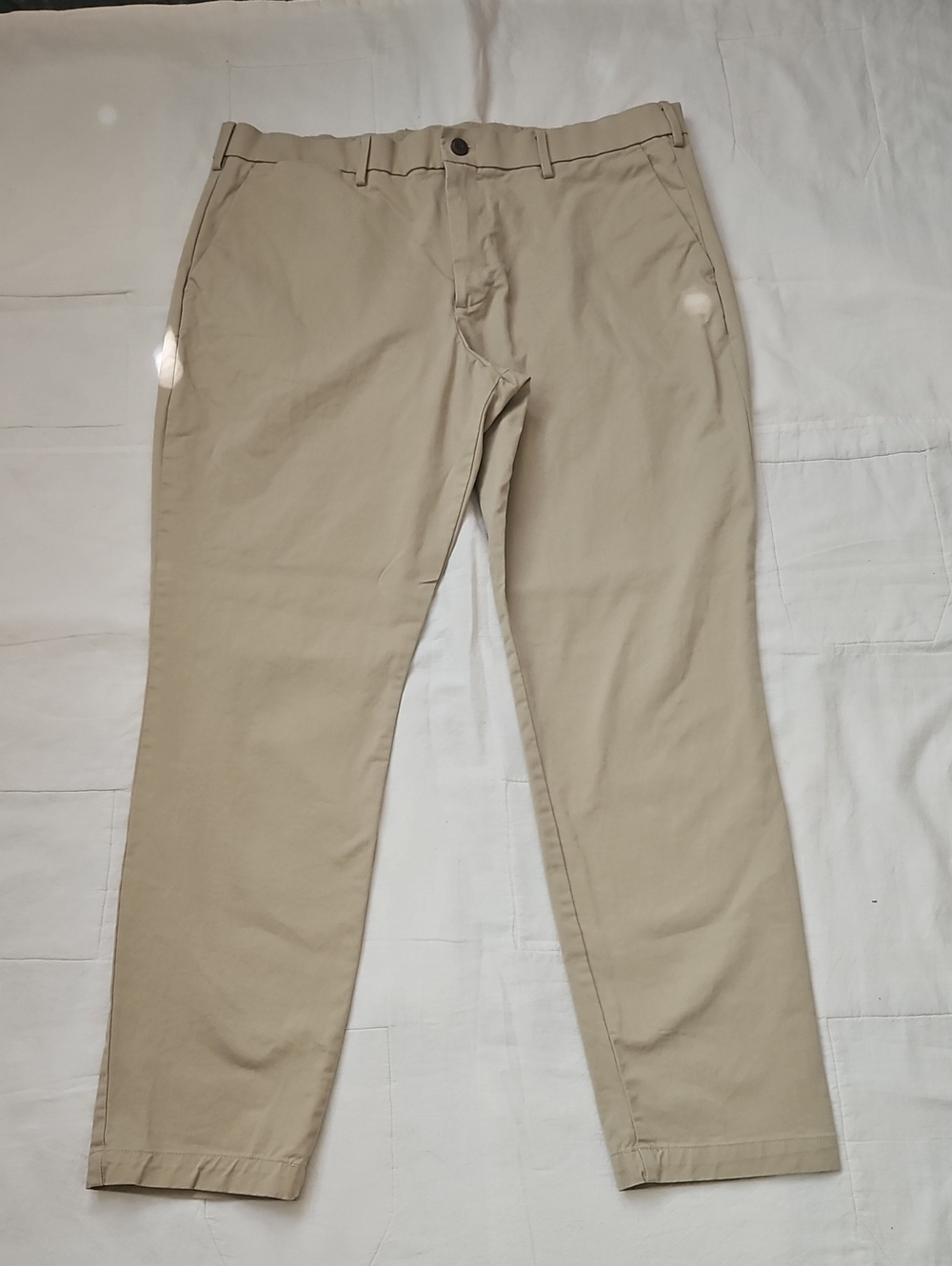 GAP Men's Khaki Straight Skinny Chinos - Light Tan 38 X 30